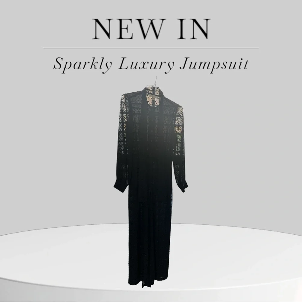 Michael Kors Black Tie Glamour Women's‎ Size 4 Wide Leg Evening Jumpsuit